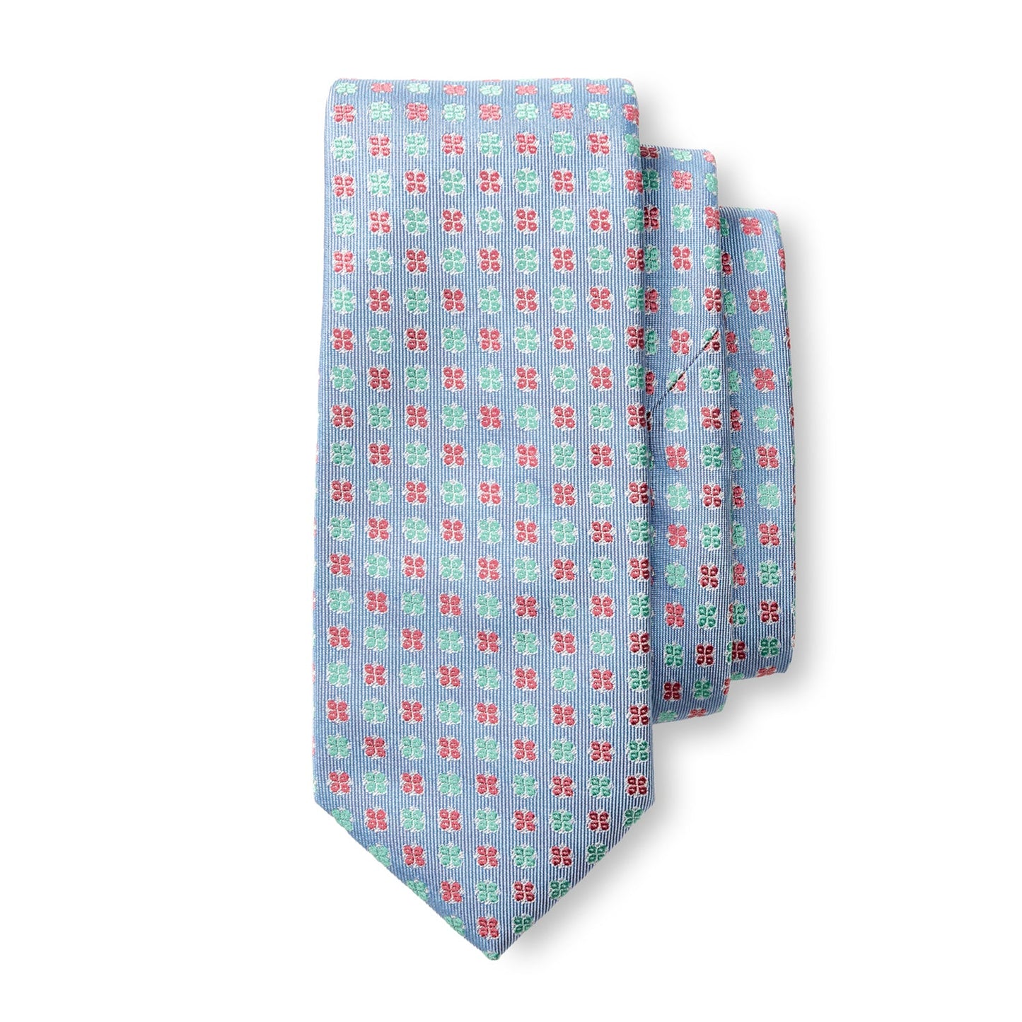 Duck Head Silk Foulard Tie - Serenity Blue