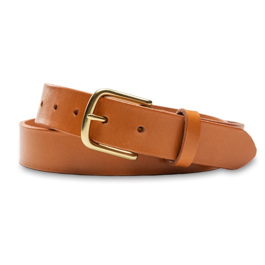 Duck Head English Leather Belt - Clay