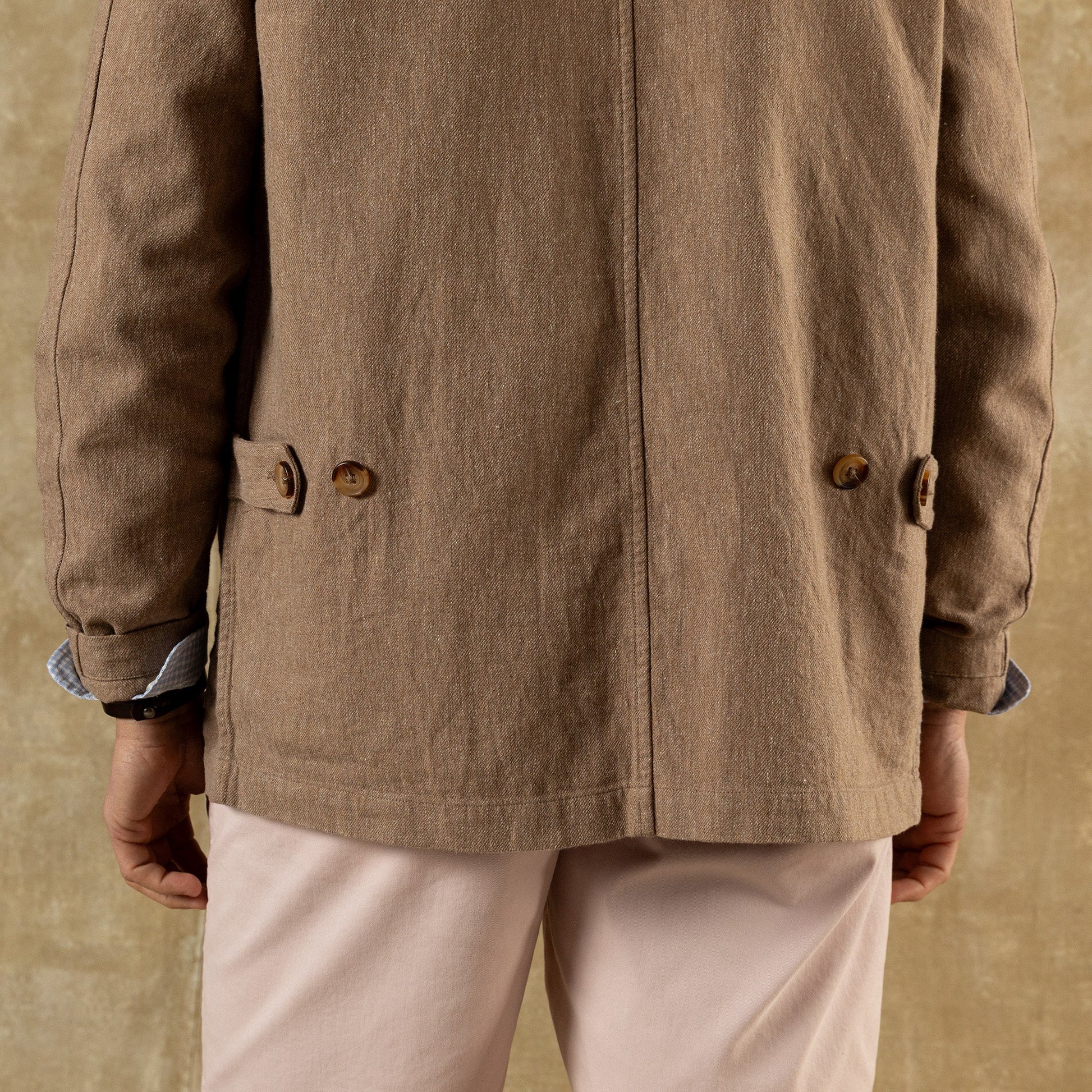 Duck Head Rutledge Safari Jacket - Pinecrest Solid - Teak