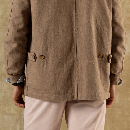 Duck Head Rutledge Safari Jacket - Pinecrest Solid - Teak
