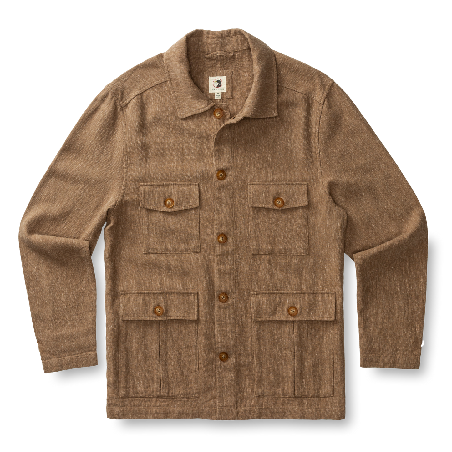 Duck Head Rutledge Safari Jacket - Pinecrest Solid - Teak