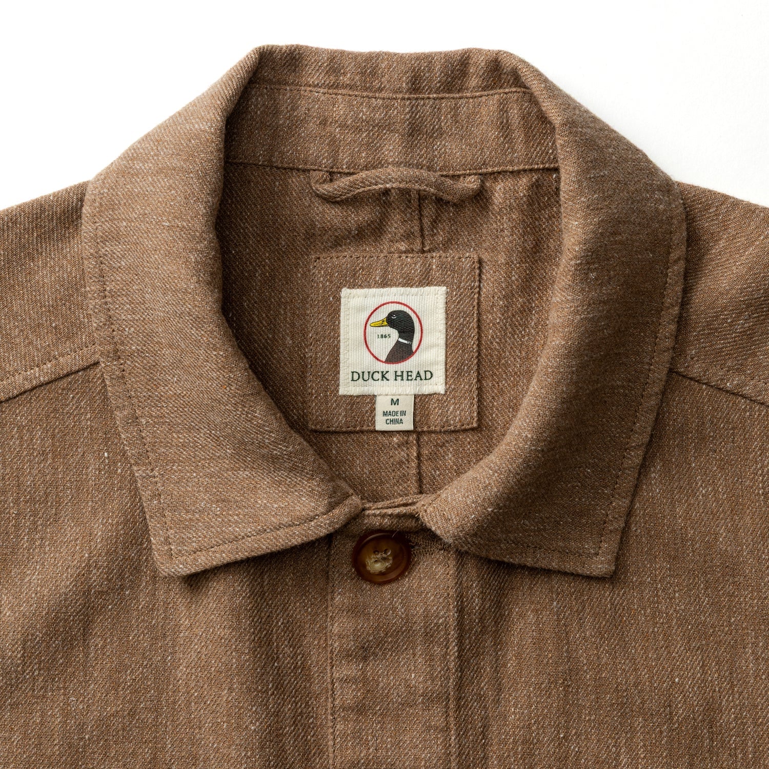 Duck Head Rutledge Safari Jacket - Pinecrest Solid - Teak
