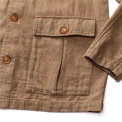 Duck Head Rutledge Safari Jacket - Pinecrest Solid - Teak