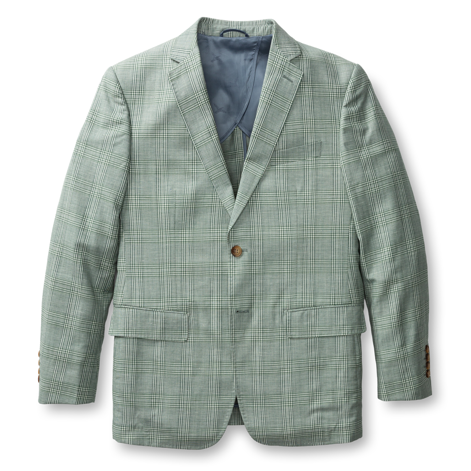 Duck Head Langdon Plaid Sport Coat - Hunter Green