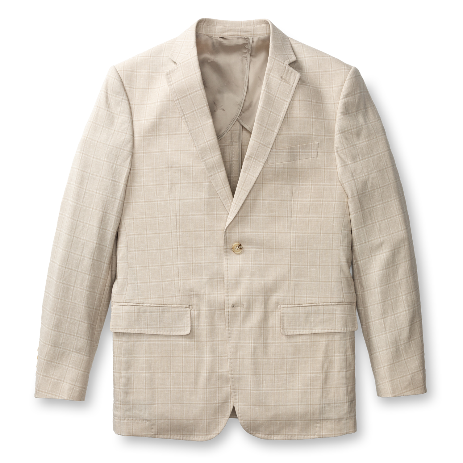 Duck Head Hastings Plaid Sport Coat - Tan