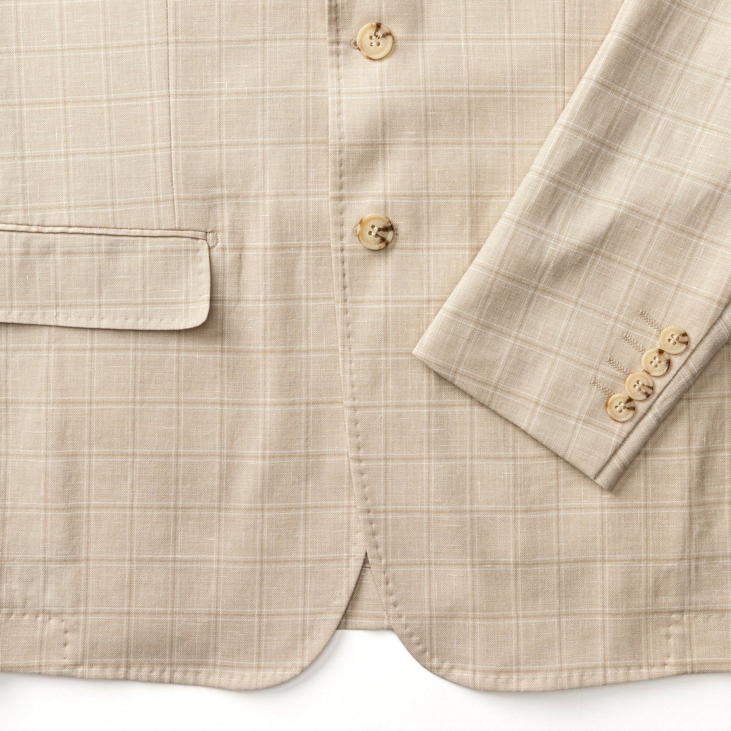 Duck Head Hastings Plaid Sport Coat - Tan