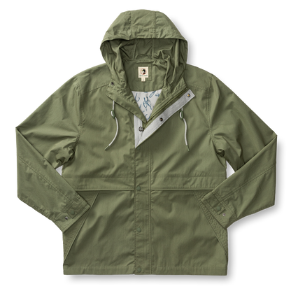 Duck Head Drifter Weather Resistant Jacket - Clover Green