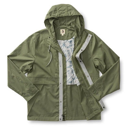 Duck Head Drifter Weather Resistant Jacket - Clover Green