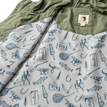 Duck Head Drifter Weather Resistant Jacket - Clover Green