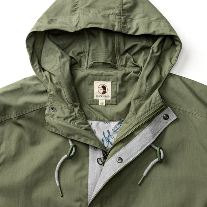 Duck Head Drifter Weather Resistant Jacket - Clover Green