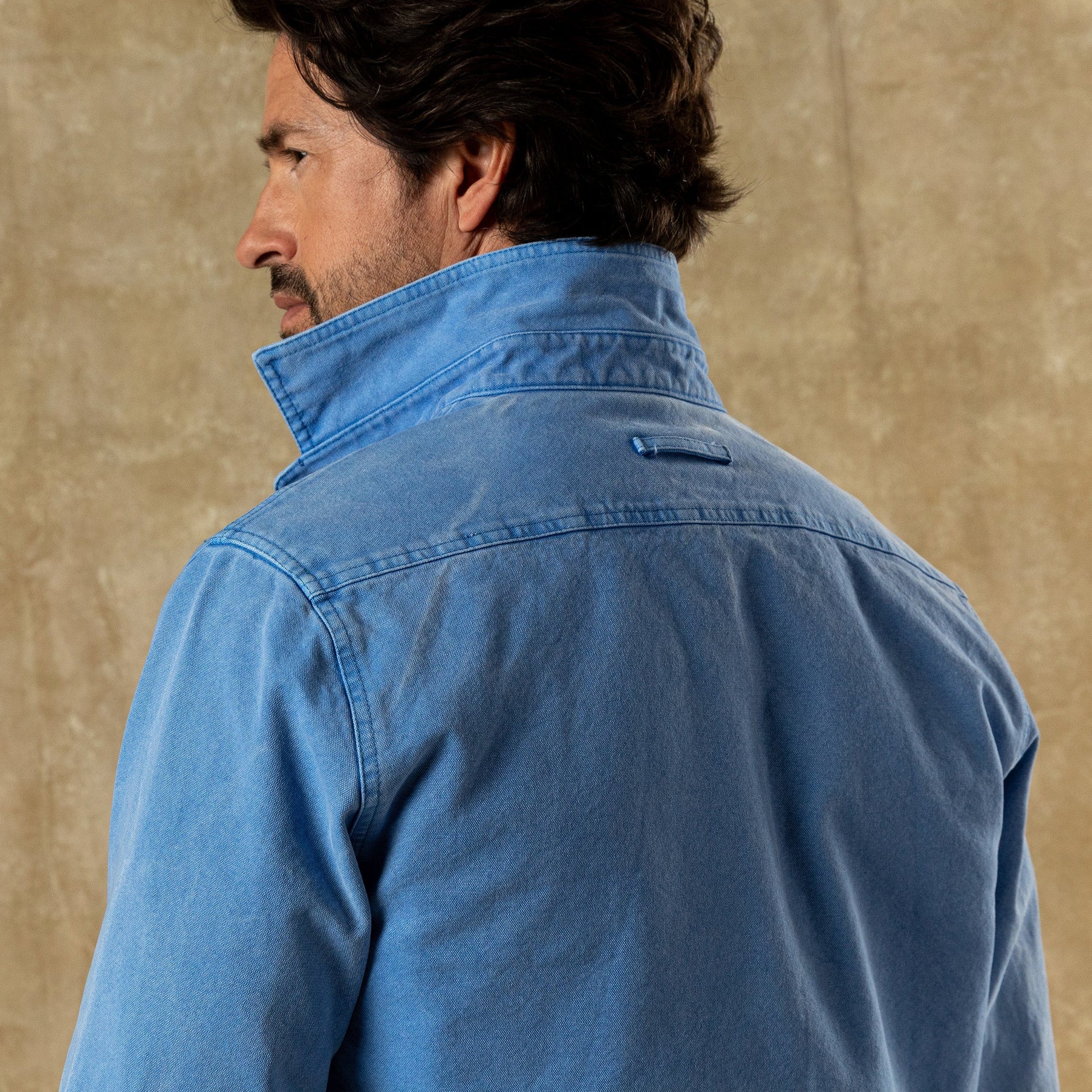 Duck Head Garment Dyed Duck Canvas Jacket - Cornflower Blue