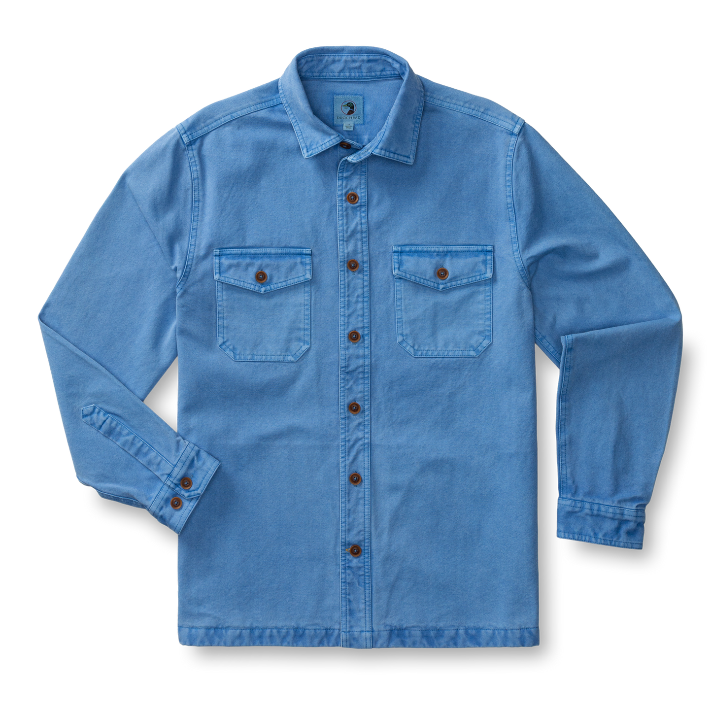 Duck Head Garment Dyed Duck Canvas Jacket - Cornflower Blue