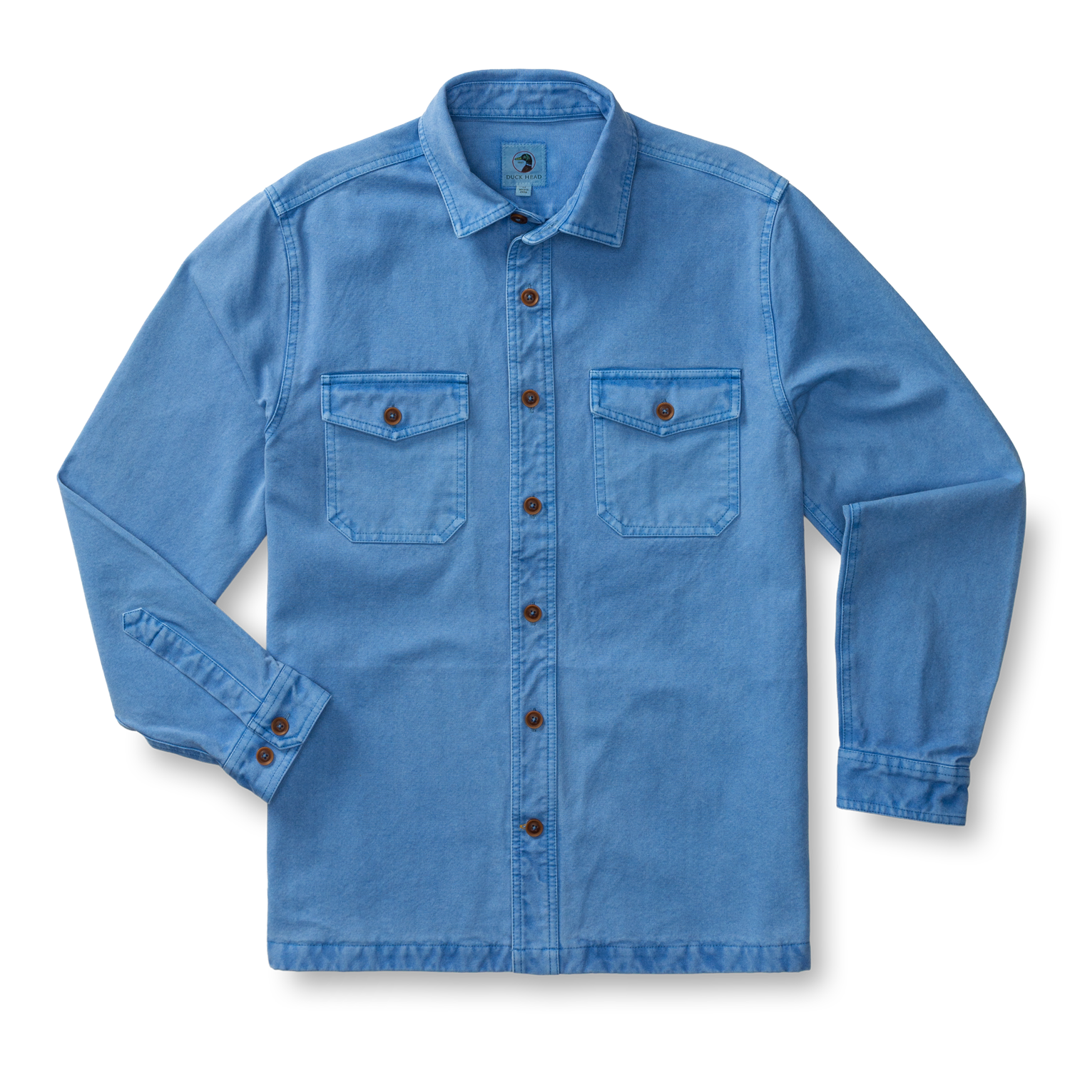 Duck Head Garment Dyed Duck Canvas Jacket - Cornflower Blue