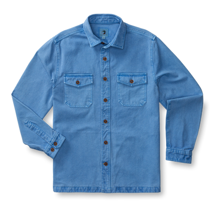 Duck Head Garment Dyed Duck Canvas Jacket - Cornflower Blue