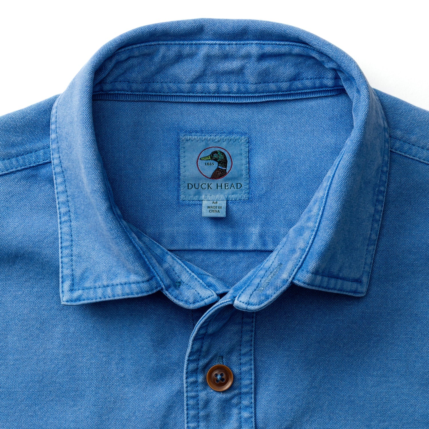 Duck Head Garment Dyed Duck Canvas Jacket - Cornflower Blue