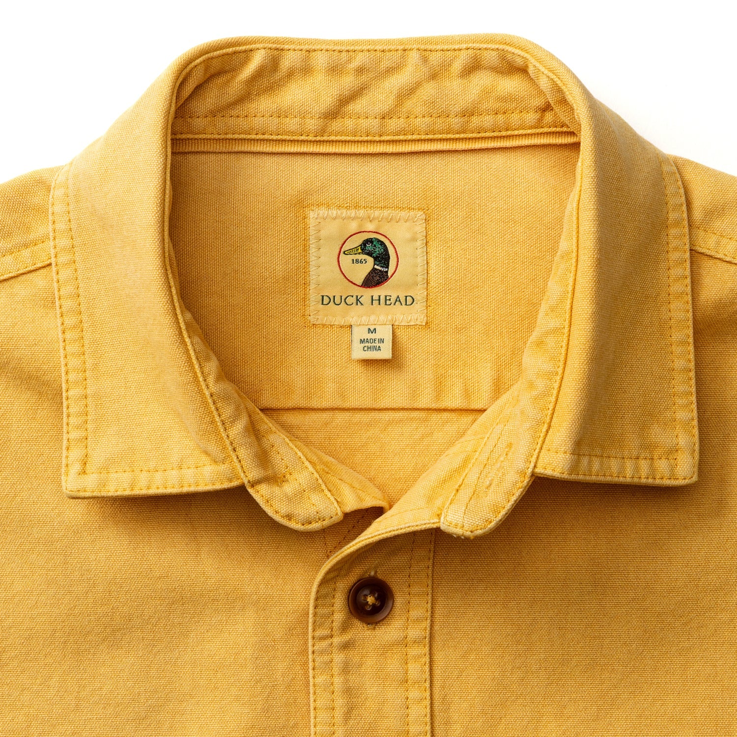 Duck Head Garment Dyed Duck Canvas Jacket - Sunwashed Yellow