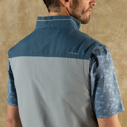 Duck Head Long Drive Performance Vest - Quarry Grey