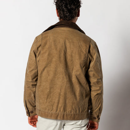 Duck Head Waxed Duck Canvas Rancher Jacket - Umber Brown