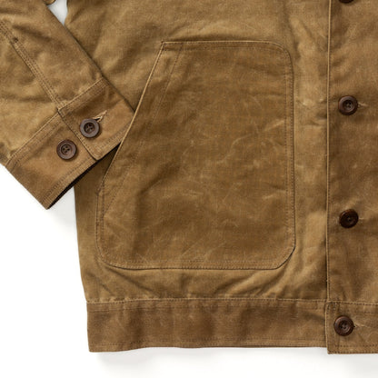 Duck Head Waxed Duck Canvas Rancher Jacket - Umber Brown