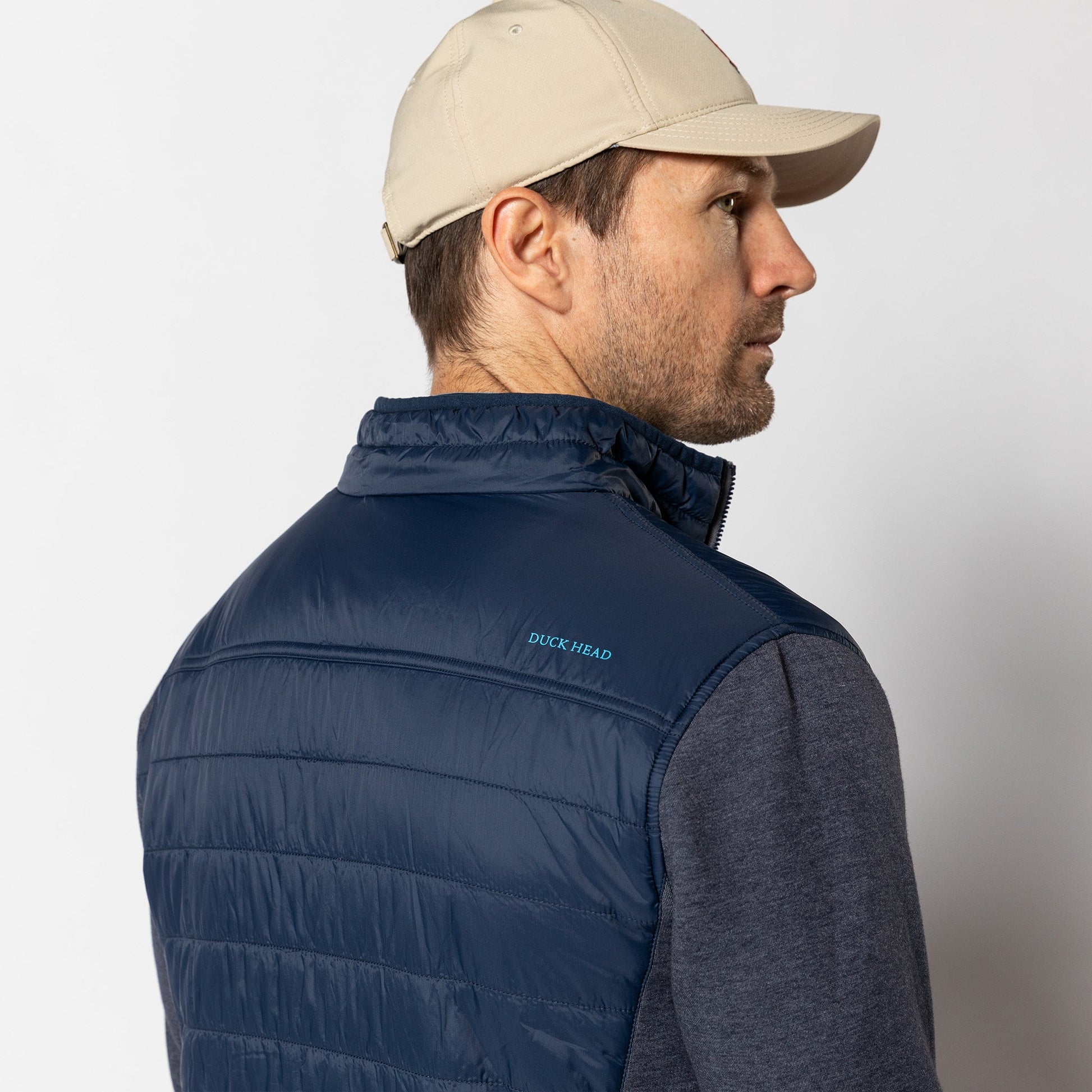 Duck Head Ridgeland Performance Quilted Jacket - Navy