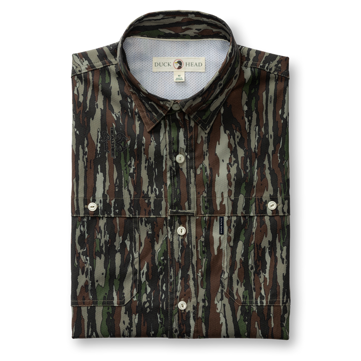 Duck Head Realtree Performance Dobby Guide Shirt - Original Camo