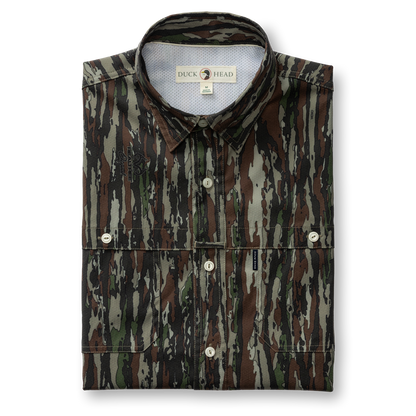 Duck Head Realtree Performance Dobby Guide Shirt - Original Camo