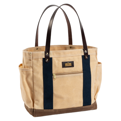 Duck Head Waxed Canvas Tote - Natural