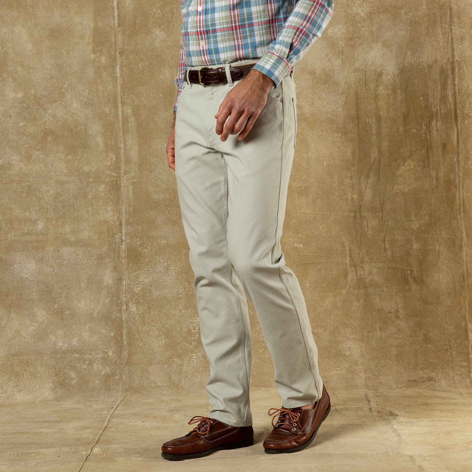 Duck Head Field Canvas Five-Pocket - Stone