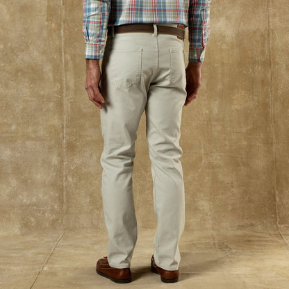 Duck Head Field Canvas Five-Pocket - Stone