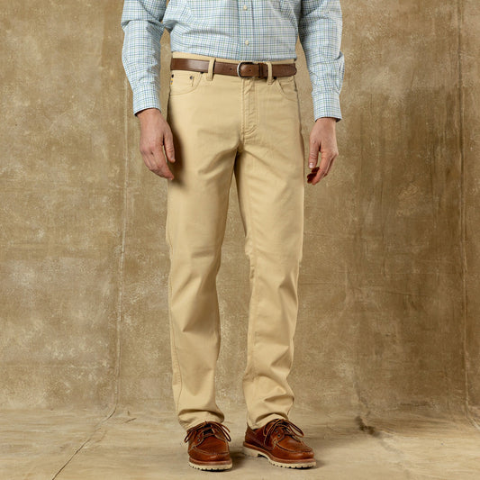 Duck Head Field Canvas Five-Pocket - Golden Dune