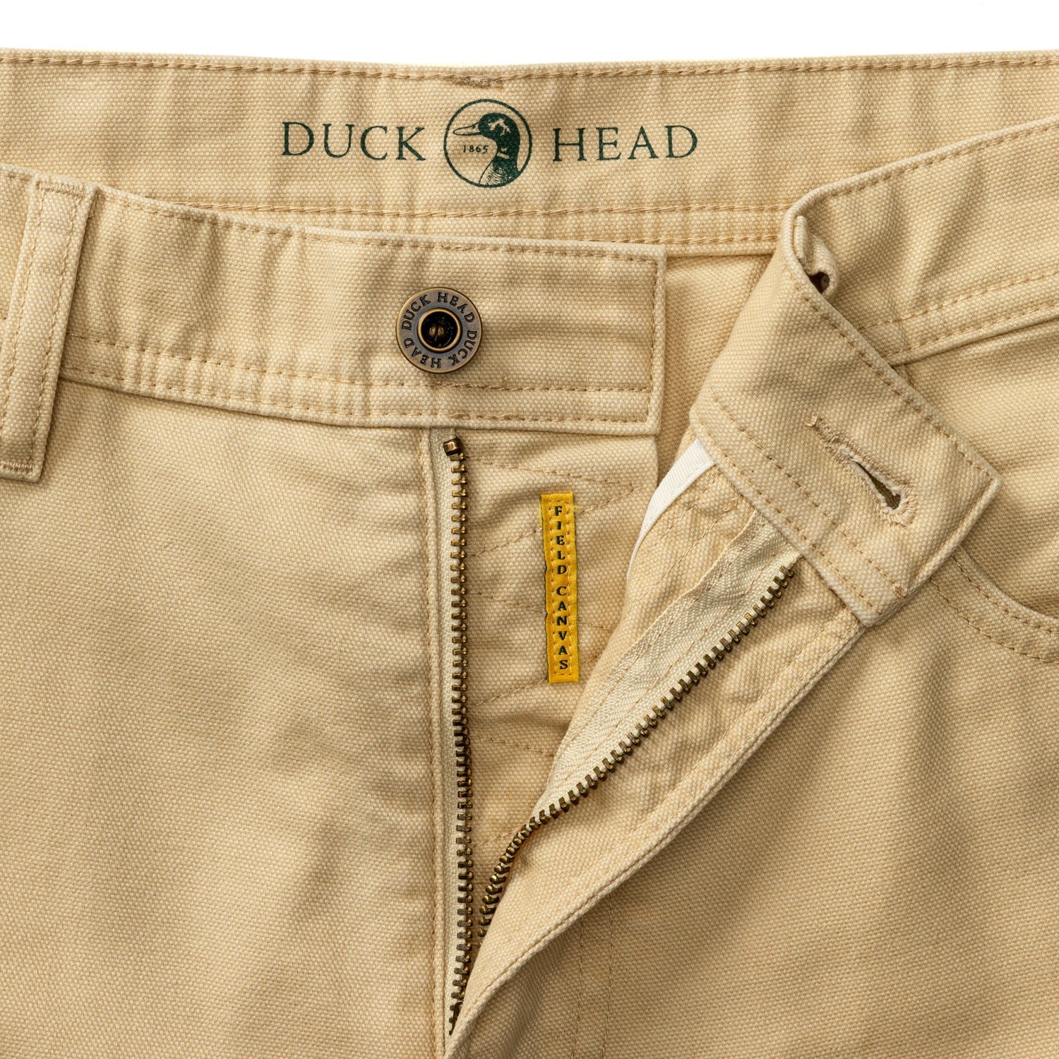 Duck Head Field Canvas Five-Pocket - Golden Dune