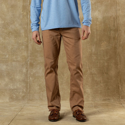 Duck Head Field Canvas Five-Pocket - Clay