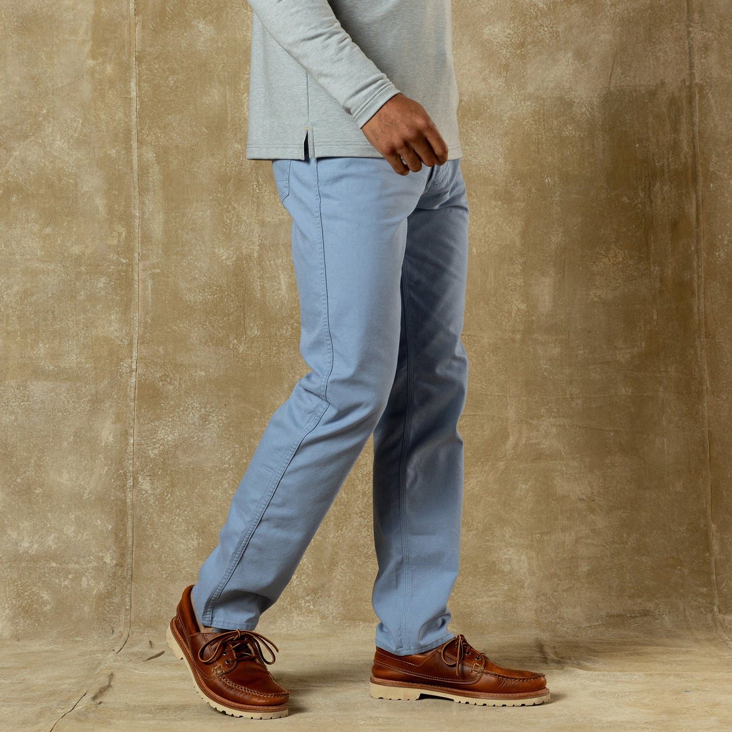 Duck Head Field Canvas Five-Pocket - Chambray Blue