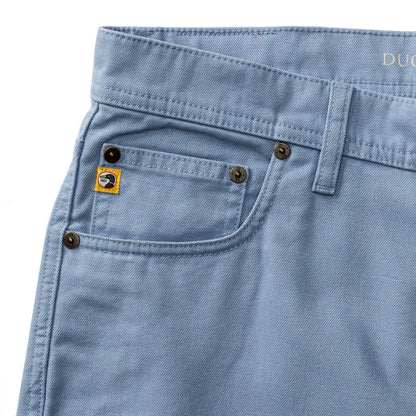 Duck Head Field Canvas Five-Pocket - Chambray Blue
