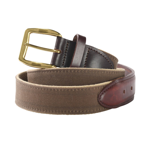 Duck Head Duck Head Waxed Canvas Belt - Brown
