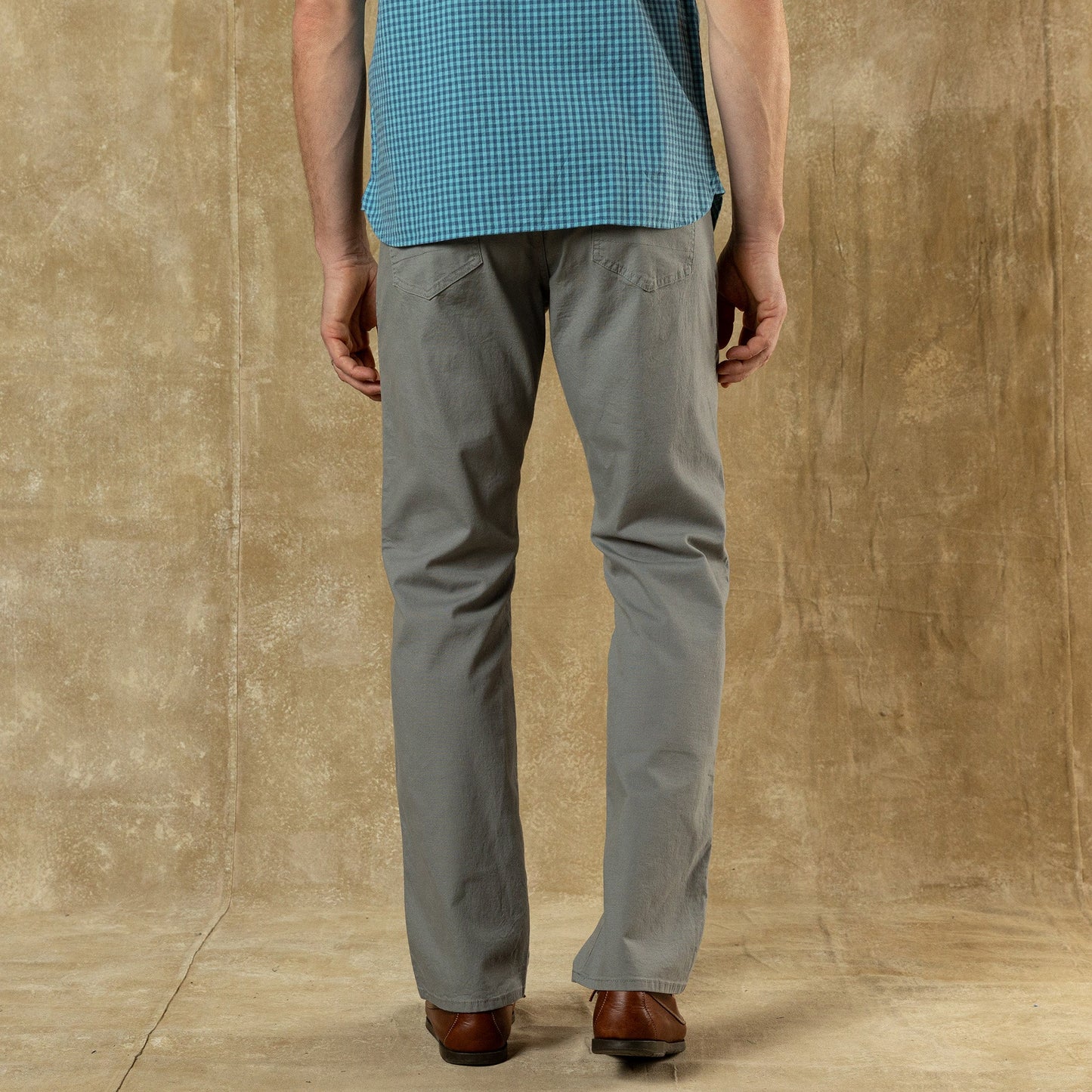 Duck Head Classic Fit Pinpoint Canvas Five-Pocket - Shadow Grey