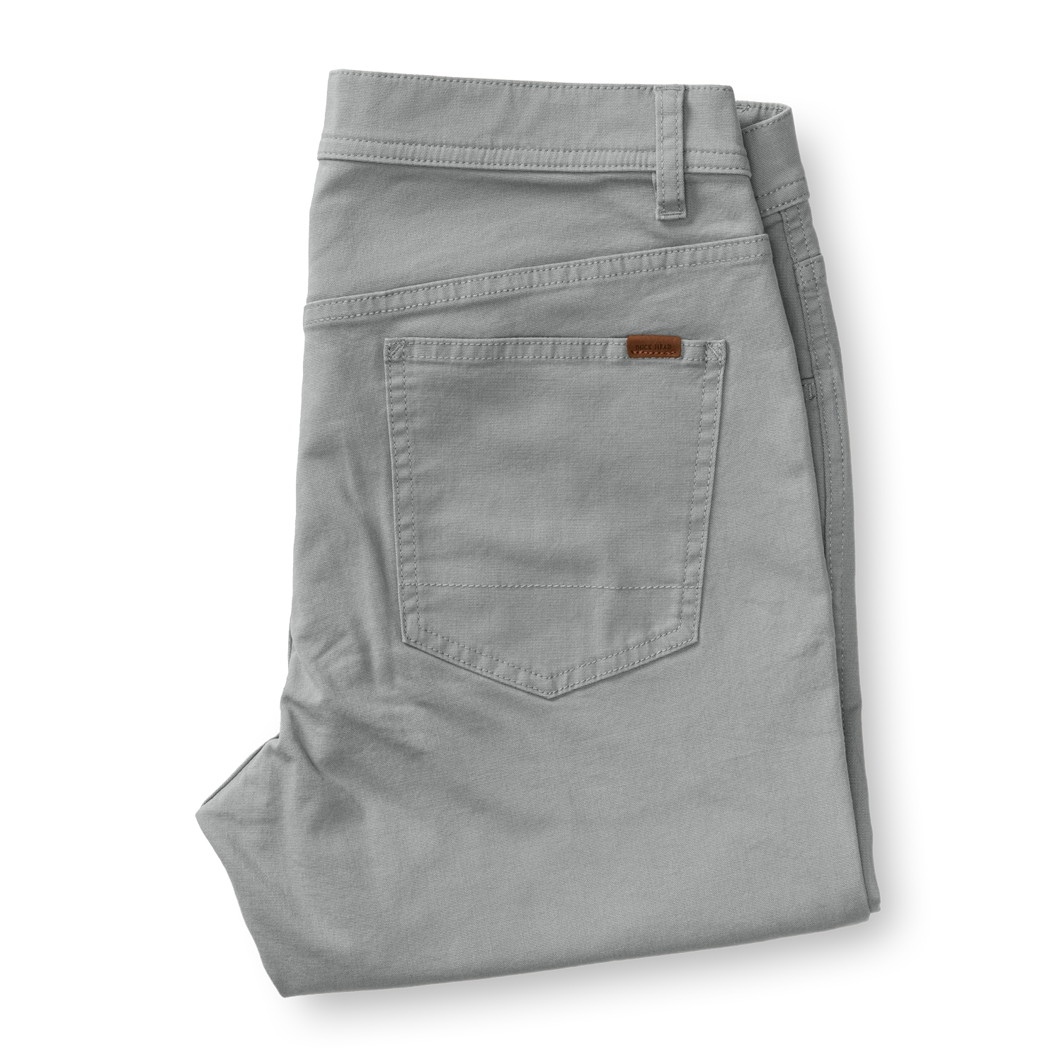 Duck Head Classic Fit Pinpoint Canvas Five-Pocket - Shadow Grey