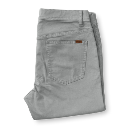 Duck Head Classic Fit Pinpoint Canvas Five-Pocket - Shadow Grey