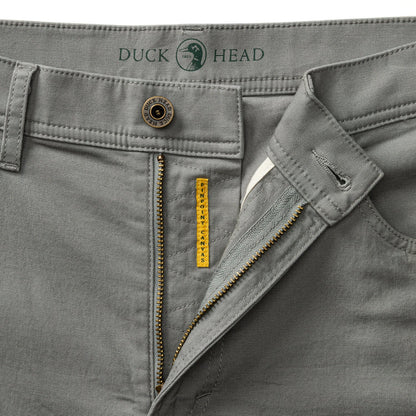 Duck Head Classic Fit Pinpoint Canvas Five-Pocket - Shadow Grey