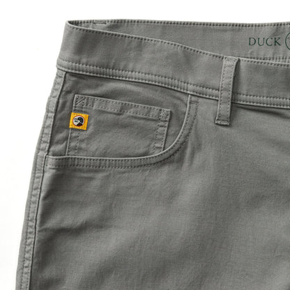 Duck Head Classic Fit Pinpoint Canvas Five-Pocket - Shadow Grey