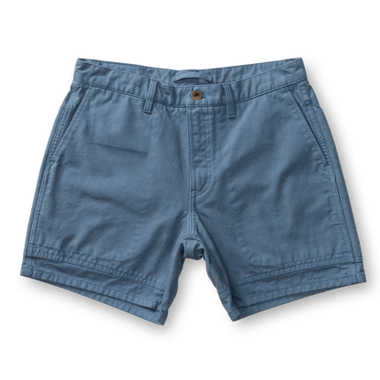 Duck Head 6" Garment Dyed Duck Canvas Short - Vintage Blue