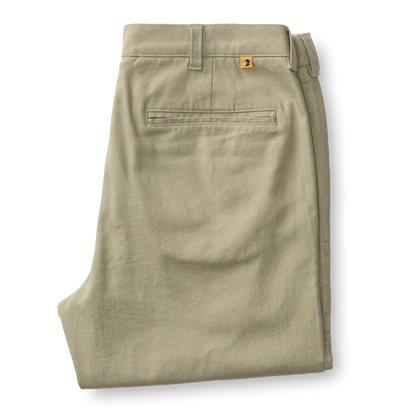 Duck Head Classic Fit Linen Gold School Chino - Toasted Khaki