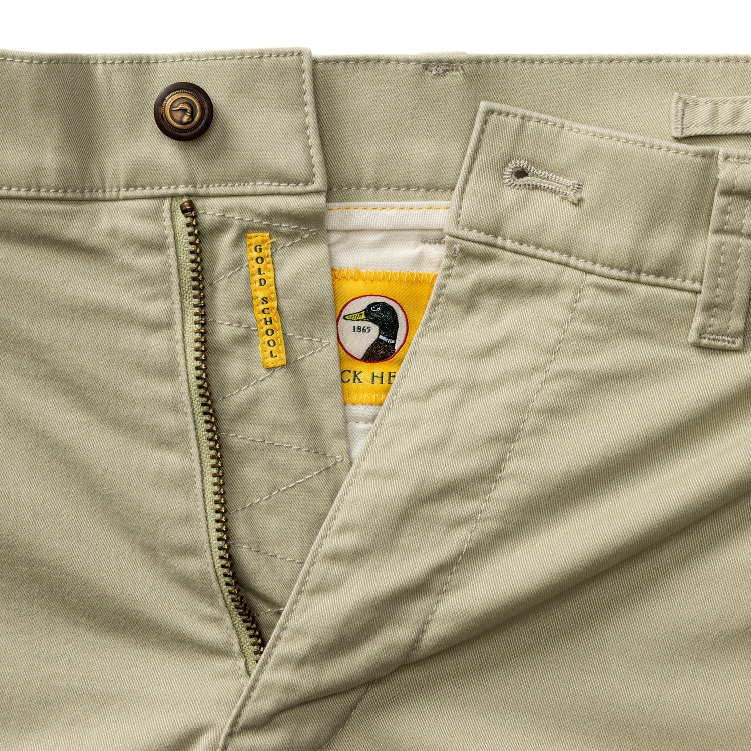 Duck Head Classic Fit Gold School Chino - Sandstone