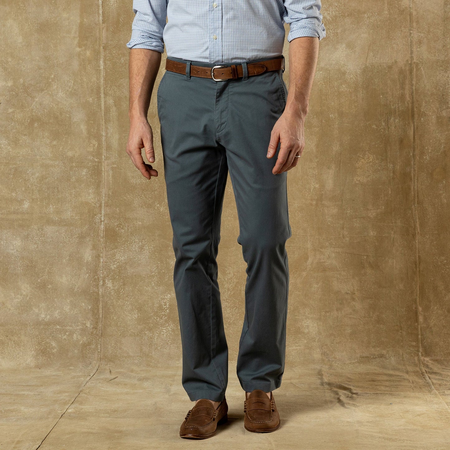 Duck Head Classic Fit Gold School Chino - Stormy Blue