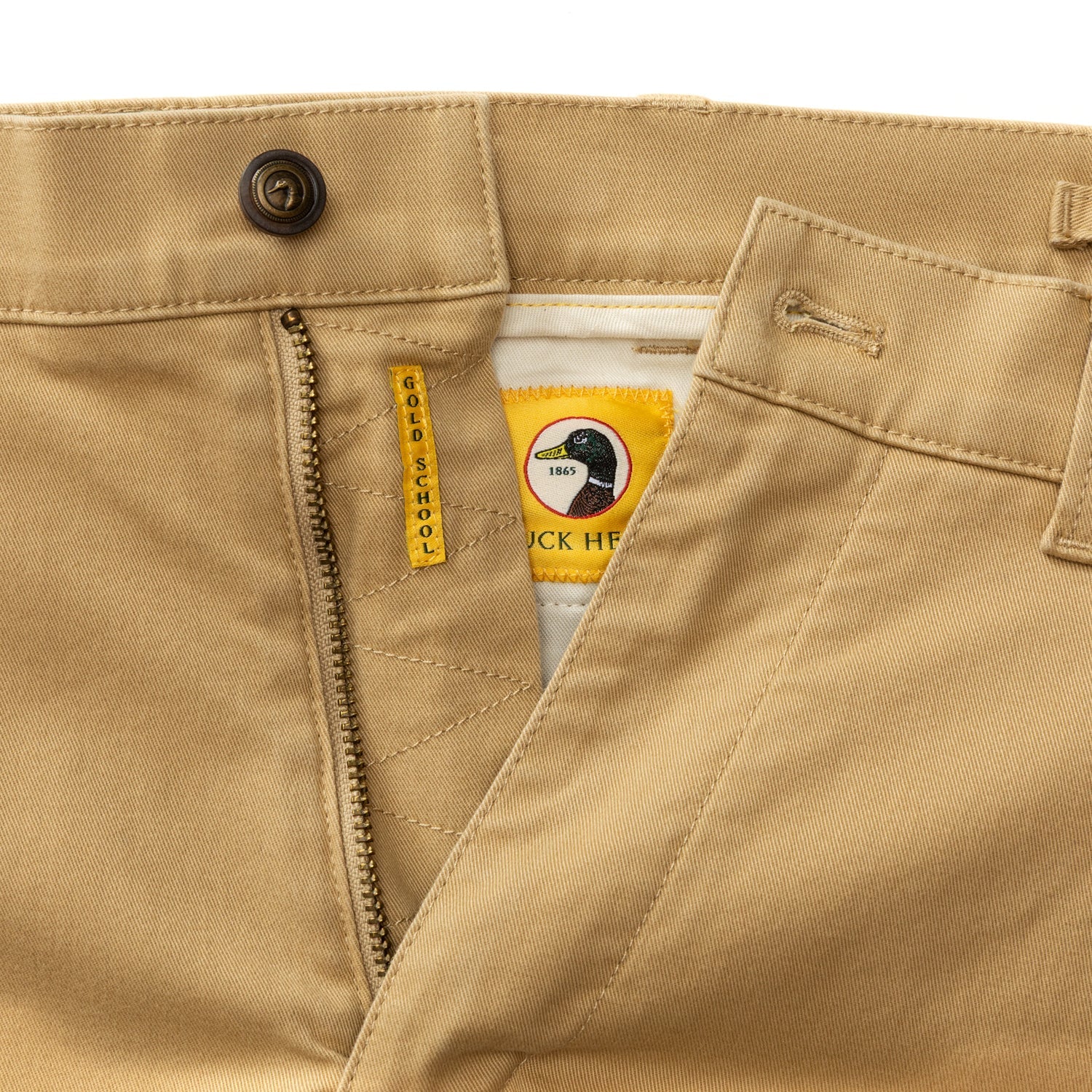 Duck Head Classic Fit Gold School Chino - Original Khaki