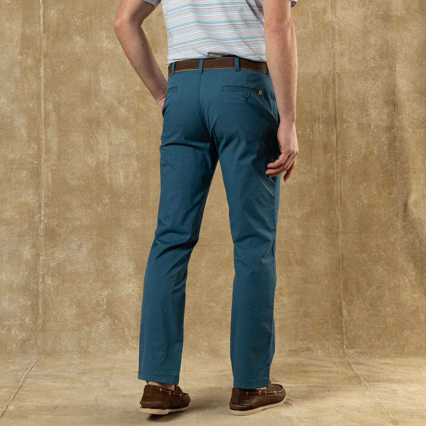 Duck Head Harbor Performance Chino - Teal Blue