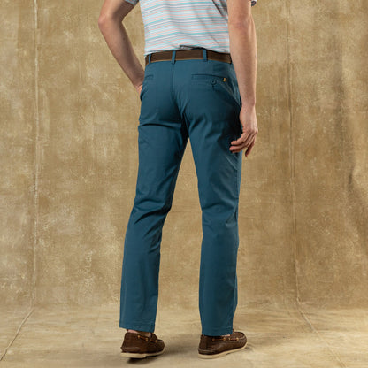 Duck Head Harbor Performance Chino - Teal Blue