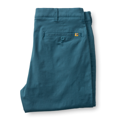 Duck Head Harbor Performance Chino - Teal Blue