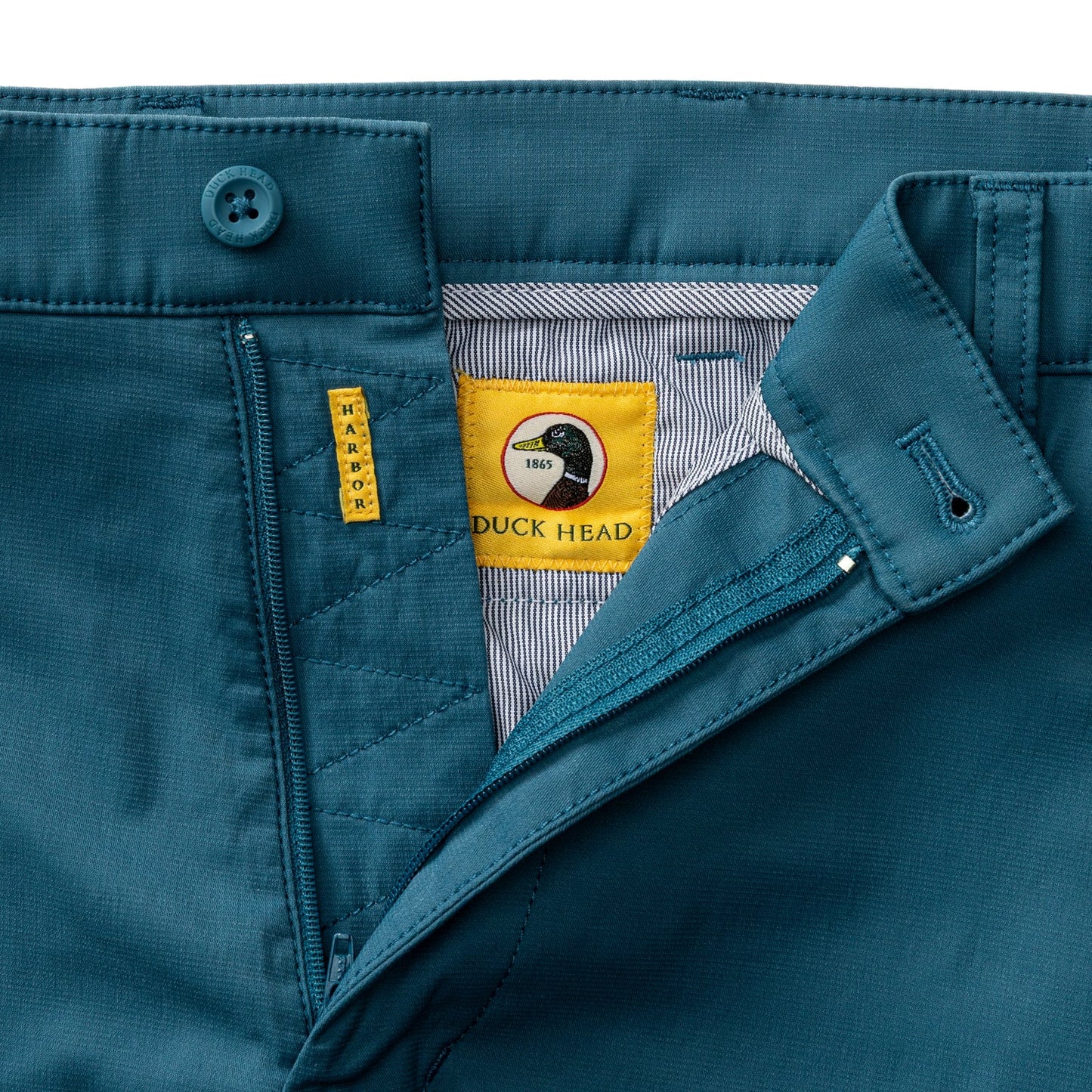 Duck Head Harbor Performance Chino - Teal Blue