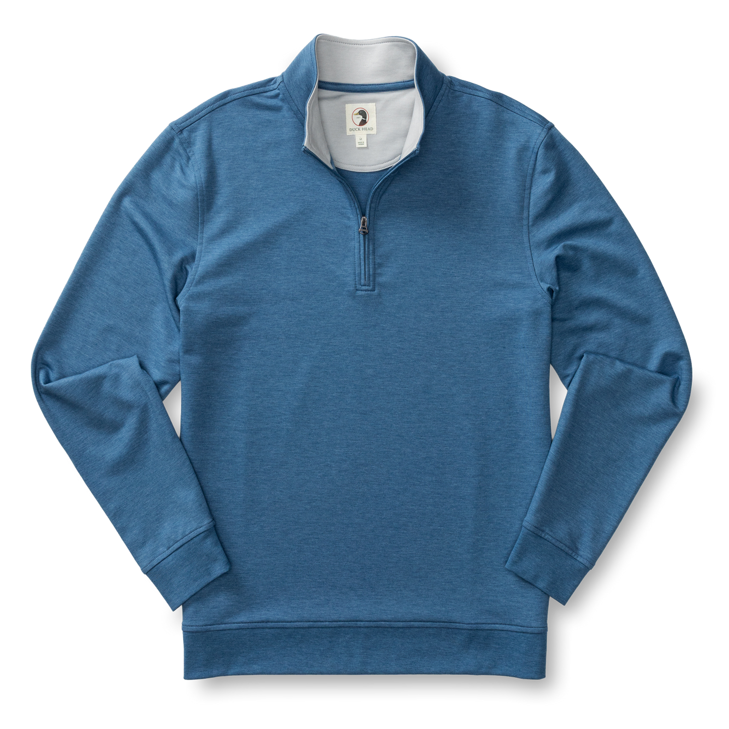 Duck Head Dunmore Performance 1/4 Zip Pullover - Blue Horizon Heather